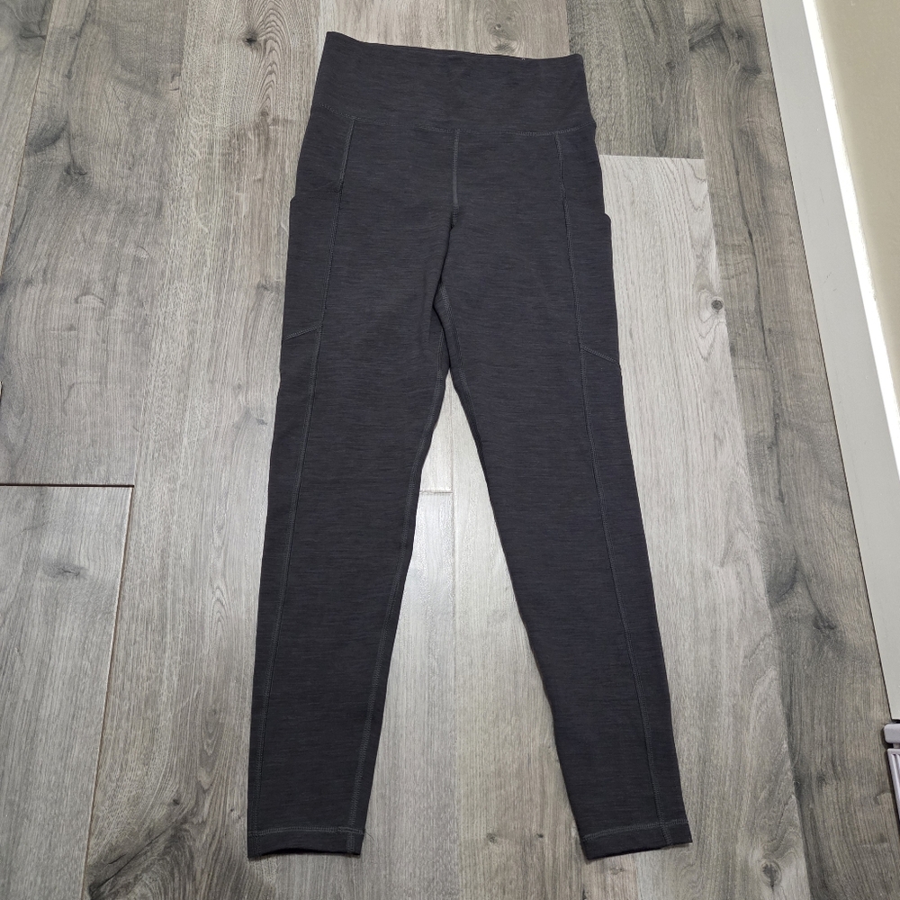 American Eagle Outfitters Gray High-Waist Leggings | Sculpting Stretch Pocket - Picture 2 of 11